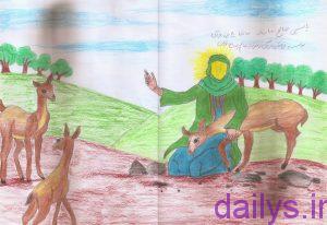 naghashikodakane darmoredemamreza irnab ir نقاشی کودکانه در مورد امام رضا
