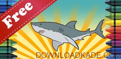 coloring book sharks irnab ir دانلود Coloring Book Sharks 1.0.2 بازی کتاب رنگی کوسه ها اندروید